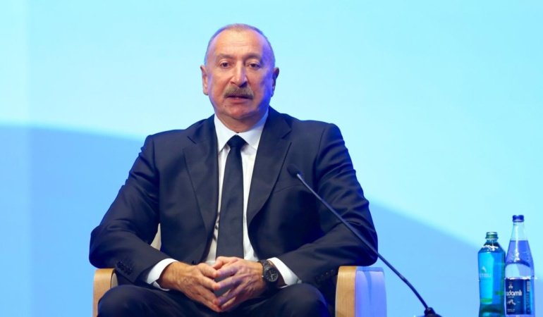 Aliyev: 5 yıl içinde yenilenebilir enerji Azerbaycan'ın her yerinde olacak