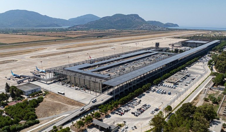 Dalaman Havalimanı 3,7 milyon yolcuya hizmet verdi