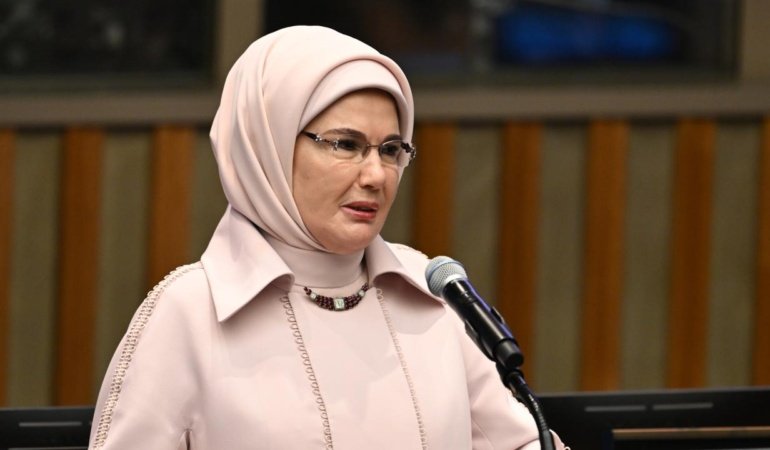 Emine Erdoğan'ın ABD'de gündemi çocuklar, iklim ve kalkınma oldu
