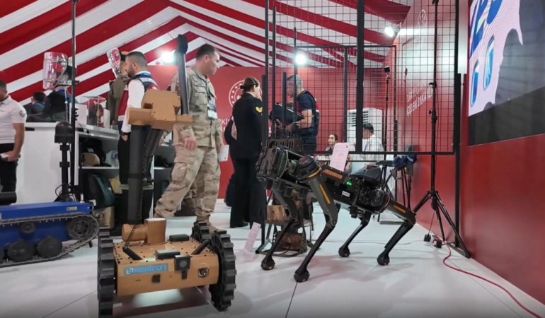 Jandarmanın yerli robotları TEKNOFEST Güneydoğu'da görücüye çıktı