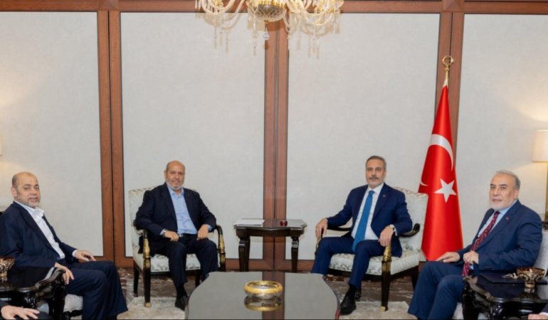 Bakan Fidan, Hamas heyetiyle görüştü