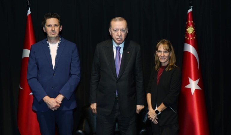 Cumhurbaşkanı Erdoğan, SpaceX yöneticilerini kabul etti